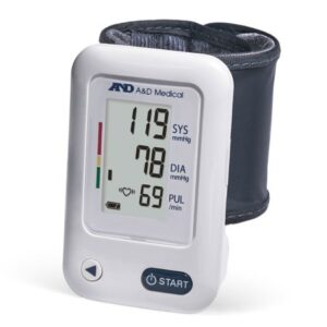 Home Automatic Digital Blood Pressure Monitor A&D Medical Medium Cuff Cloth Fabric Cuff 13.5 – 21.5 cm Wrist