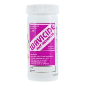 Glutaraldehyde Concentration Indicator Wavicide-01 RTU Pad 40 Test Strips Bottle Single Use