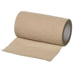 Cohesive Bandage Cardinal Health 4 Inch X 5 Yard Self-Adherent Closure Tan NonSterile Standard Compression