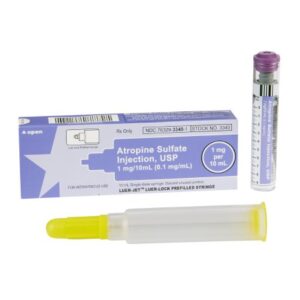 Atropine Sulfate, Preservative Free 0.1 mg / mL Injection 10 mL
