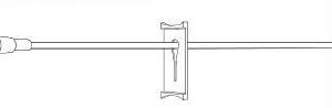 IV Extension Set Needle-Free Port Micro Bore 8 Inch Tubing Without Filter