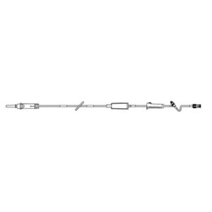 IV Pump Set Clearlink Pump 1 Port 10 Drops / mL Drip Rate 0.2 Micron Filter 107 Inch Tubing Chemotherapy Medication