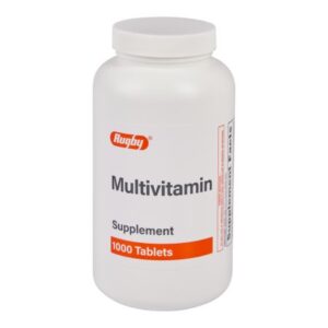 Multivitamin Supplement Tablet 1,000 per Bottle