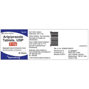 Aripiprazole 5 mg Tablet 30 Tablets