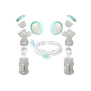 Double Breast Shield Kit Zomee Z2 24 mm Plastic Reusable