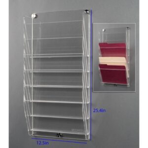 File Holder Poltex DECO 12-1/2 X 13-2/5 Inch Clear