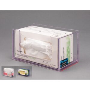 Mask Box Holder Poltex Wall Mount 1 Box of Masks Clear 7-3/4 X 4-1/2 Inch Acrylic