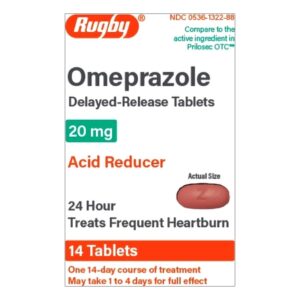 Omeprazole 20 mg Tablet 14 Tablets