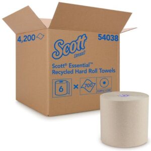 Paper Towel Scott Essential Hardwound Roll 700 Foot Length