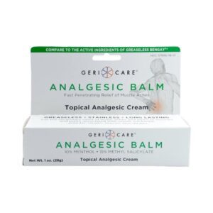 Topical Pain Relief Geri-Care 10% – 15% Strength Menthol / Methyl Salicylate Cream 1 oz.