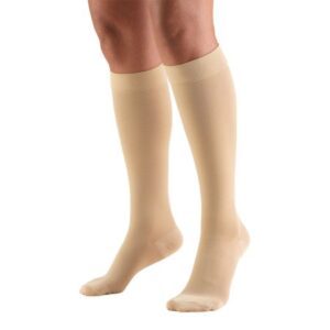 Compression Stocking Knee High 2X-Large Beige Closed Toe