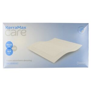 Super Absorbent Dressing KerraMax Care 4 X 9 Inch Rectangle