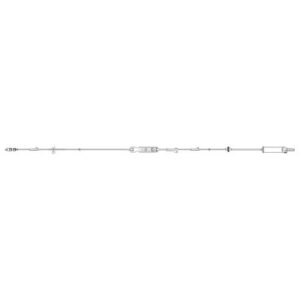 IV Pump Set Sapphire Pump 2 Ports Without Filter 109 Inch Tubing Solution