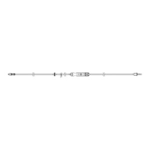 IV Pump Set Sapphire Pump 1 Port Without Filter 113 Inch Tubing Solution