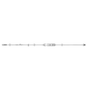 IV Pump Set Sapphire Pump Without Ports Without Filter 93 Inch Tubing Solution