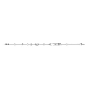 IV Pump Set Sapphire Pump Without Ports 20 Drops / mL Drip Rate 1.2 Micron Filter 116 Inch Tubing Solution