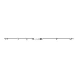 IV Pump Set Sapphire Pump Without Ports Without Filter 114 Inch Tubing Solution