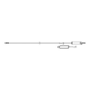 Secondary IV Pump Set Sapphire Pump Without Filter 28 Inch Tubing