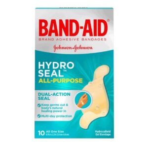 Waterproof Adhesive Strip Band-Aid Hydro Seal 1.1 X 2.1 Inch Hydrocolloid Gel Oval Tan Sterile
