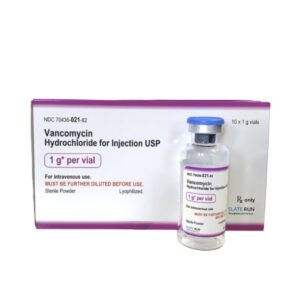 Vancomycin HCl, Preservative Free 1 Gram Intravenous Injection