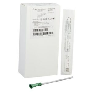 Urethral Catheter Bard Straight Tip Uncoated 14 Fr. 6 Inch