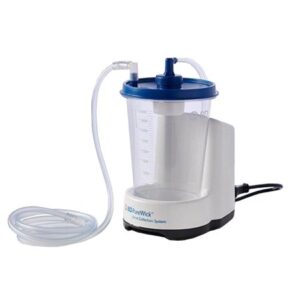 Urine Collection System PureWick Suction Pump, 2000 mL Collection Canister with Lid, Pump Tubing, Collector Tubing, Elbow Connector, 2 Privacy Covers, Power Cord