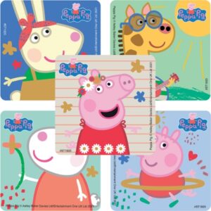 SmileMakers 100 per Roll Peppa Pig Sticker 2-1/2 Inch