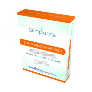 Super Absorbent Dressing Simpurity 2 X 2 Inch Square