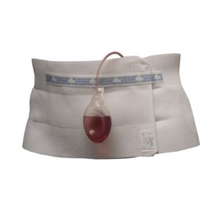 Abdominal Binder Dale Large Hook and Loop Closure 46 to 62 Inch Waist Circumference 9 Inch Height Adult