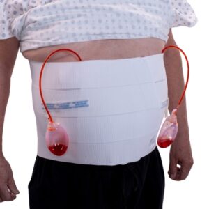 Abdominal Binder Dale Large Hook and Loop Closure 46 to 62 Inch Waist Circumference 12 Inch Height Adult