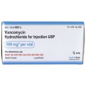 Vancomycin HCl 500 mg Intravenous Injection