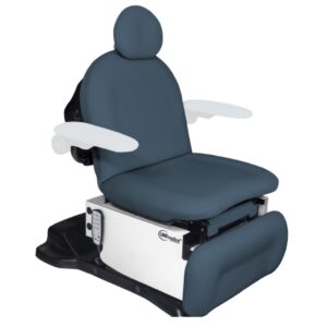 Podiatry Procedure Chair Power 5016 18-1/2 to 37 Inch Seat Height Powder Coated Steel Frame Twilight Blue