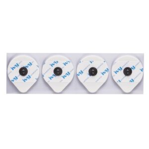 ECG Monitoring Electrode Snap Connector Wet Gel Foam Backing Adult 40 per Pack