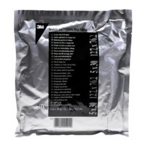 Padded Precut Splint 3M Scotchcast Quick Step Double Sided Felt 5 X 30 Inch Felt / Fiberglass White