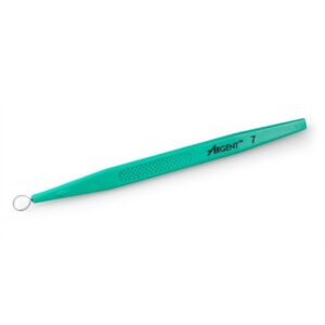 Dermal Curette McKesson 5-1/2 Inch Length Flat Textured Handle 7 mm Tip Semi-Sharp Loop Tip