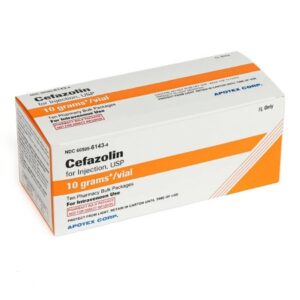 Cefazolin Sodium 10 Gram Injection 100 mL