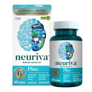 Brain Health Supplement neuriva Plus Coffee Fruit Extract (Coffea arabica) / Phosphatidylserine 200 mg – 100 mg Strength Capsule 30 per Bottle