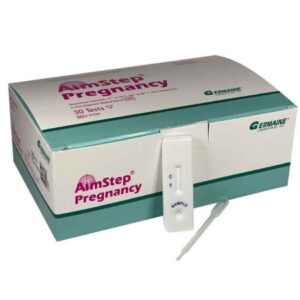 Reproductive Health Test Kit AimStep hCG Pregnancy Test 30 Tests CLIA Waived