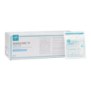 Surgical Glove SensiCare PI Green with Aloe Size 6.5 Sterile Polyisoprene Standard Cuff Length Smooth Green Chemo Tested