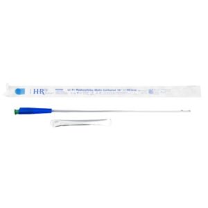 Urethral Catheter TruCath Straight Tip Hydrophilic Coated PVC 14 Fr. 16 Inch