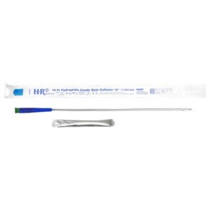 Urethral Catheter TruCath Coude Tip Hydrophilic Coated PVC 14 Fr. 16 Inch
