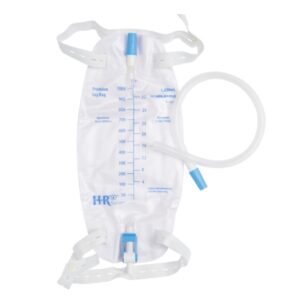 Urinary Leg Bag TruCath Premium Without Valve Sterile 1,000 mL Vinyl / Flocked