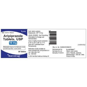 Aripiprazole 10 mg Tablet 30 Tablets