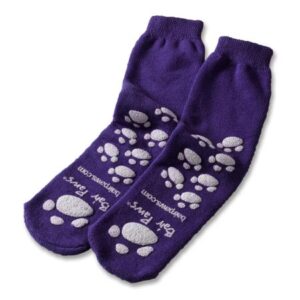 Slipper Socks 3M Bair Hugger Unisex Adult One Size Fits Most Double Tread Single Patient Use Purple