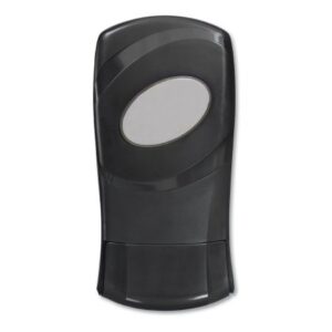 Soap Dispenser Dial Professional Slate Gray ABS Plastic Manual Push 1/2 Liter Wall Mount