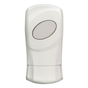 Soap Dispenser Dial Professional Ivory ABS Plastic Manual Push 1.2 Liter Wall Mount