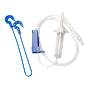 Secondary IV Administration Set TrueCare Gravity Without Ports 20 Drops / mL Drip Rate Without Filter 42 Inch Tubing Solution