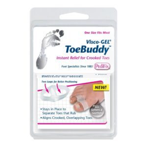 Toe Spacer Visco-GEL Toe Buddy One Size Fits Most Pull-On Toe