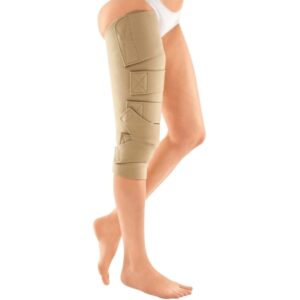 Compression Wrap circaid juxtafit Essentials X-Large / Short Beige Left Upper Leg / Knee