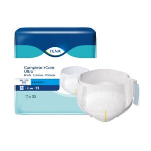 Unisex Adult Incontinence Brief TENA Complete + Care Ultra 2X-Large Disposable Moderate Absorbency